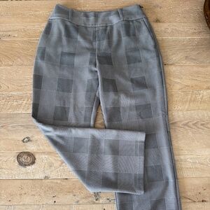 Leze The Label Pants Womens XLarge Plaid Work Pants Comfort Recycled Polyester